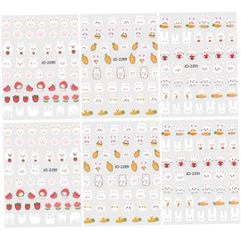 minkissy Nail Art Stickers Decorations Decal Stickers for Women Boys and Girls Home Use