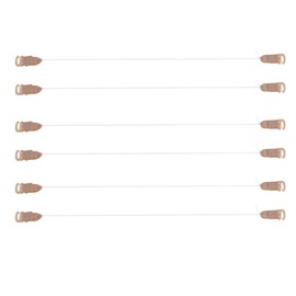 zalati Hair Extensions Hooks, 4 Pairs Fishing Lines with Hooks for Hair Pieces - XS, S, M, L