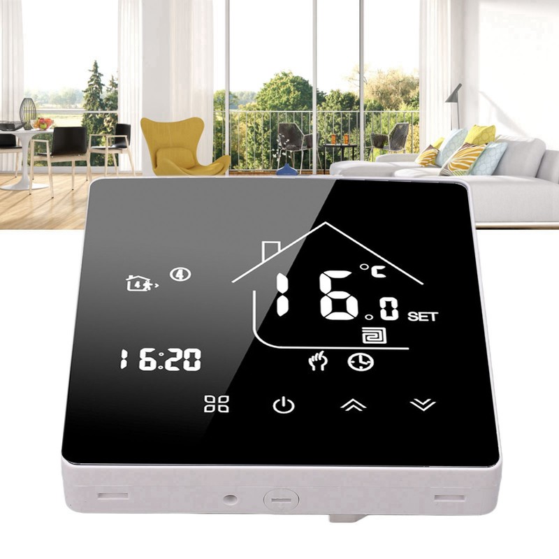 Digital Thermostat App Voice Control LCD Touch Screen Intelligent Electric
