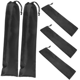 OSOLADY 5pcs Tent Pole Bag Handheld Fishing Rods Bag Practical Outdoor Pouch for Camping