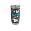 Leaf Blowing Time Autumn Leaf Blower Stainless Steel Insulated Tumbler
