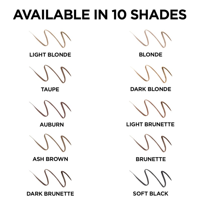 L'Oreal Brow Stylist Definer Waterproof Eyebrow Pencil, Light Brunette 0.003