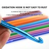9 Pack Crochet Kit Coloured Aluminum Crochet Knitting Set 9