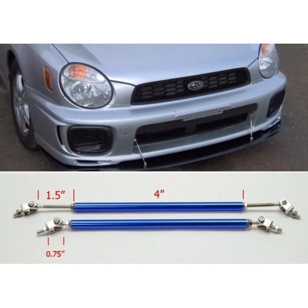 Unbranded Blue 4" Adjustable Rod Tie Support for Honda Acura