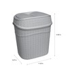 Bath Bliss 2 Pack Sailor Knot Swing Top Waste Bin