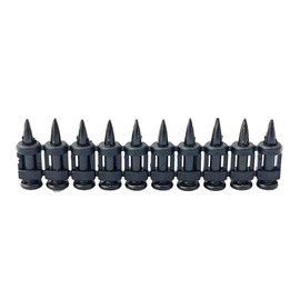 FVSCM 3/4" Collated Concrete Nails, .115" Shank Black Pins for Fastening Metal Framing to Concrete or Steel by Gas Acutated Tools, 100pcs/pack