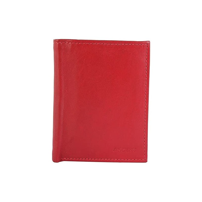 Akzent 3000314 Men's Wallet Real Leather Portrait Format 12 x