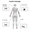 Electronic Pulse Massager Adjustable 15 Gears 8 Modes Timer Dual