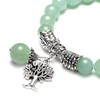 JSDDE Natural Gemstone Life Tree Stretch Bracelet, Reiki Healing Crystal