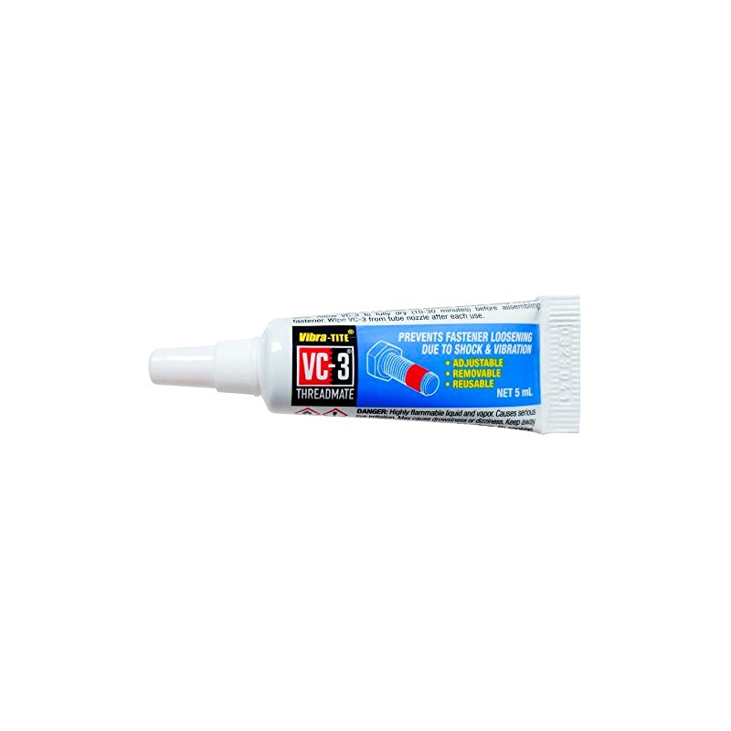 Vibra-TITE 213 VC-3 Threadmate Threadlocker, -65 to 165 Degree F,