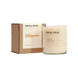 Vela Aromática con Palo Santo + Amber, Ideal para Meditación o Ambiente Acogedor en Hogar, 250 Gramos Elaborada con Aceites Esenciales.