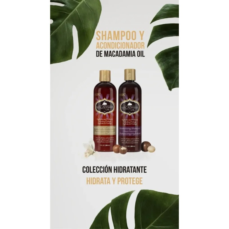 Hask Shampoo Macadamia 355 Ml