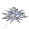 Kurt Adler 11-Inch Pre-Lit Twinkling LED 60-Light Silver Starburst Tree