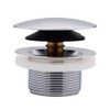 Westbrass D398R-26 1-1/2" NPSM Coarse Thread Mushroom Tip-Toe Bathtub Drain