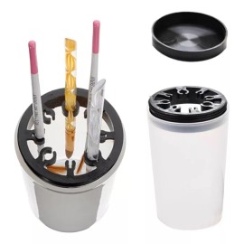 Xiaoya 2 Vaso Limpia Pinceles Uñas Acrilico Pintura Esmalte Gel