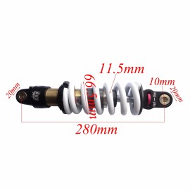 Unbranded DNM 280mm 11" Rear Shock Absorber 850LBS For Honda CRF110 Dirt Pit Bike ATV Quad