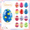 RosyFate Easter Eggs, Pack of 12 Anti-Stress Ball Egg, Squishy