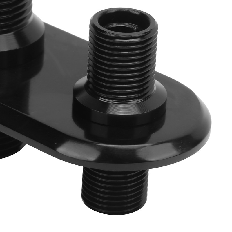 Car 2‑Port Air Conditioner Bulkhead Connector Universal Modification Replacement for