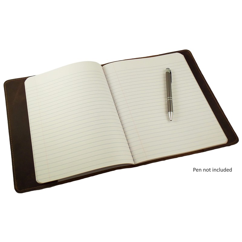 Rustic Ridge Refillable Leather Composition Notebook - Composition Notebook Cover