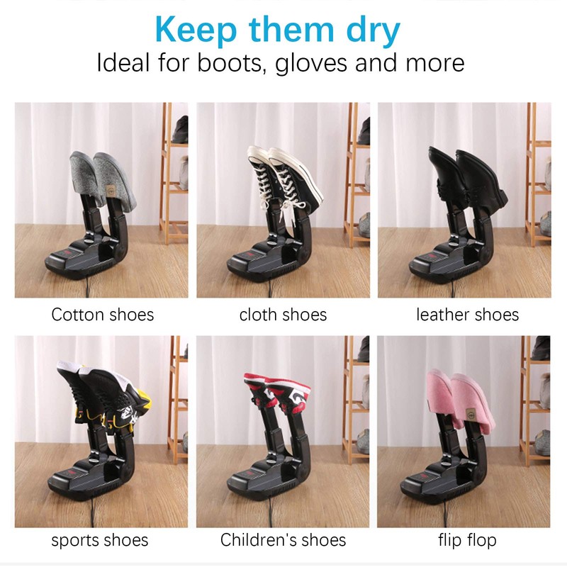 Upstartech Shoe Dryer Electric Boot Dryer Foot Warmer Intelligent Timing