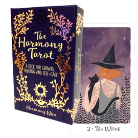 Tarot Cards, 78 Cards, Tarot Divination Telling, Harmony Tarot, Japanese Instruction Manual Included (English Language Not Guaranteed)