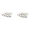 Kyosho Button Bis (X M3 X 10) (Hex/TITANIUM/8, 50-Pack) For RC