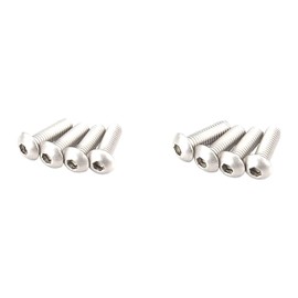 Kyosho Button Bis (X M3 X 10) (Hex/TITANIUM/8, 50-Pack) For RC Parts 1 – s13010ht