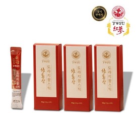 강개상인 홍삼 도라지 꿀스틱(10g x 18포) 환절기 필수 목에 정말 좋아요 GANGGAESANGIN Red Ginseng and Bellflower Honey Stick (10g x 18 packs) Essential for Seasonal Changes, Really Good for the Throat