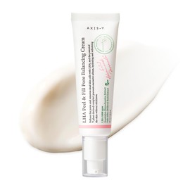 AXIS-Y Crema Facial LHA Peel & Fill Pore Balancing Cream 50 ml - Crema Hidratante Coreana con LHA, Centella Asiática y Té Verde - Cuidado de Poros y P