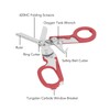 Folding Scissors Stainless Steel Clear Scale Wind Breaker Cutter Wrench