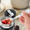 2 Pcs Stainless Steel Folding Spoon and Folding Fork, Reusable