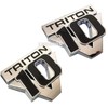 2pcs V10 Triton Emblems, Decals Stickers Emblem Badge Replacement for