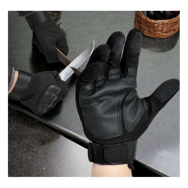 RATASK Heavy Duty Gloves, Paintball Airsoft Gloves, Hiking Camping Gloves