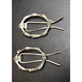 Metal Broches Antiguos P/cabello 70s Usados Metálicos Pasadores