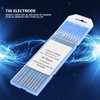 10Pcs Zirconiated Tungsten Electrodes WZ8 White Tip for AC Tig