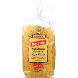 Bechtle Traditional German Cage Free Egg Pasta Soup Noodles Thin -- 17.6 oz (Pack of 2)
