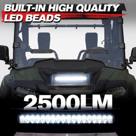 A & UTV PRO Kit Hood Scoop with LED Spotlight for Honda Pioneer 700 700-2 700-4 Accessories 2014-2025 Front Hood Cover with Light