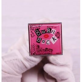 Burn Book Mean Girls Plastics Rumors Gossip Comedy Movie 1.2" Enamel Pin Badge