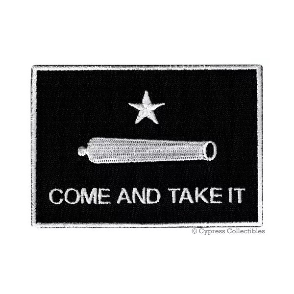 Cypress Collectibles Inc. COME AND TAKE IT BLACK FLAG PATCH