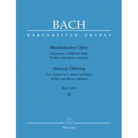 Musikalisches Opfer BWV 1079 - Flute, Violine und Basso kontinuierlich - Set