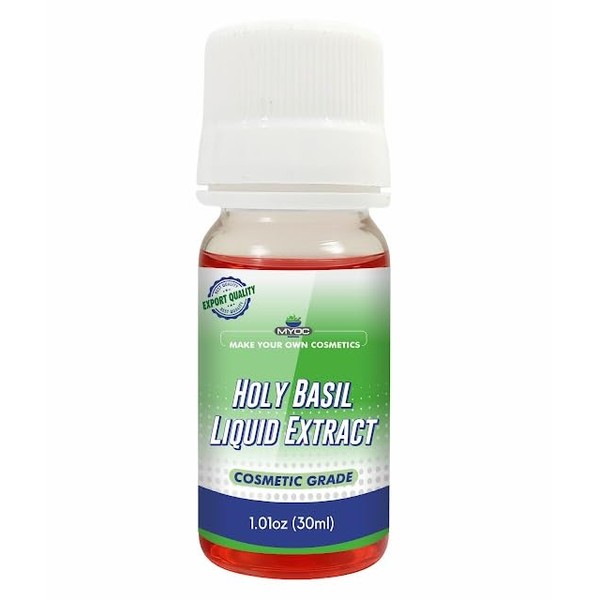 MYOC Holy Basil (Tulsi) Liquid Extract | Cosmetic Grade Botanical
