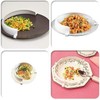 Food Plates Guard - Parkinson Patients Scooping Food Clip-On Spill