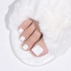 evpct Ivory White Press on Toenails Square Short for Women,