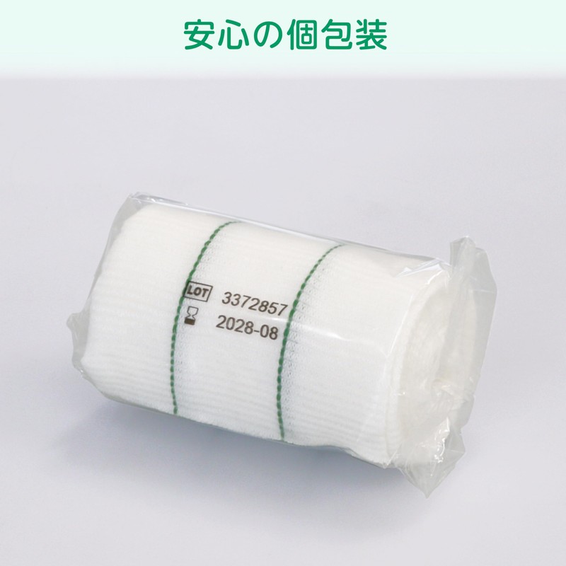 ミリオンエイド フェアチュービー 約6cm×1m Sサイズ 手首用 伸縮 チューブ 包帯 1巻 MC-TB60