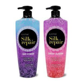 Shine Coated Silk Baby Powder Scented Elastin Shampoo Rinse / 윤기 코팅 실크 베이비파우더향 엘라스틴 샴푸 린스