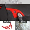 Moittellc Door Lock Switch Button Cover Trim Compatible with Chevy