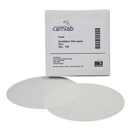Camlab 1171070 Grade 111 [4] Qualitative Filter Paper, Fast Filtering, 110 mm Diameter (Pack of 100)