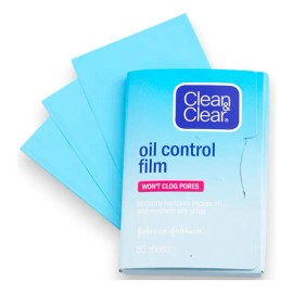 Clean & Clear Oil Control Film 60 Hojas Piel Grasa Grasa Día/noche