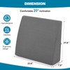 TANYOO Back Pillow for Bed Sitting Up High Resilience Wedge