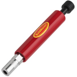 Grease Fitting Cleaning Tool -Grease Zerk Cleaner, Grease Fitting Rejuvenator, Remove Old Dried Grease from Fittings, Pins, Shafts, Bushings, and Joints (Red)